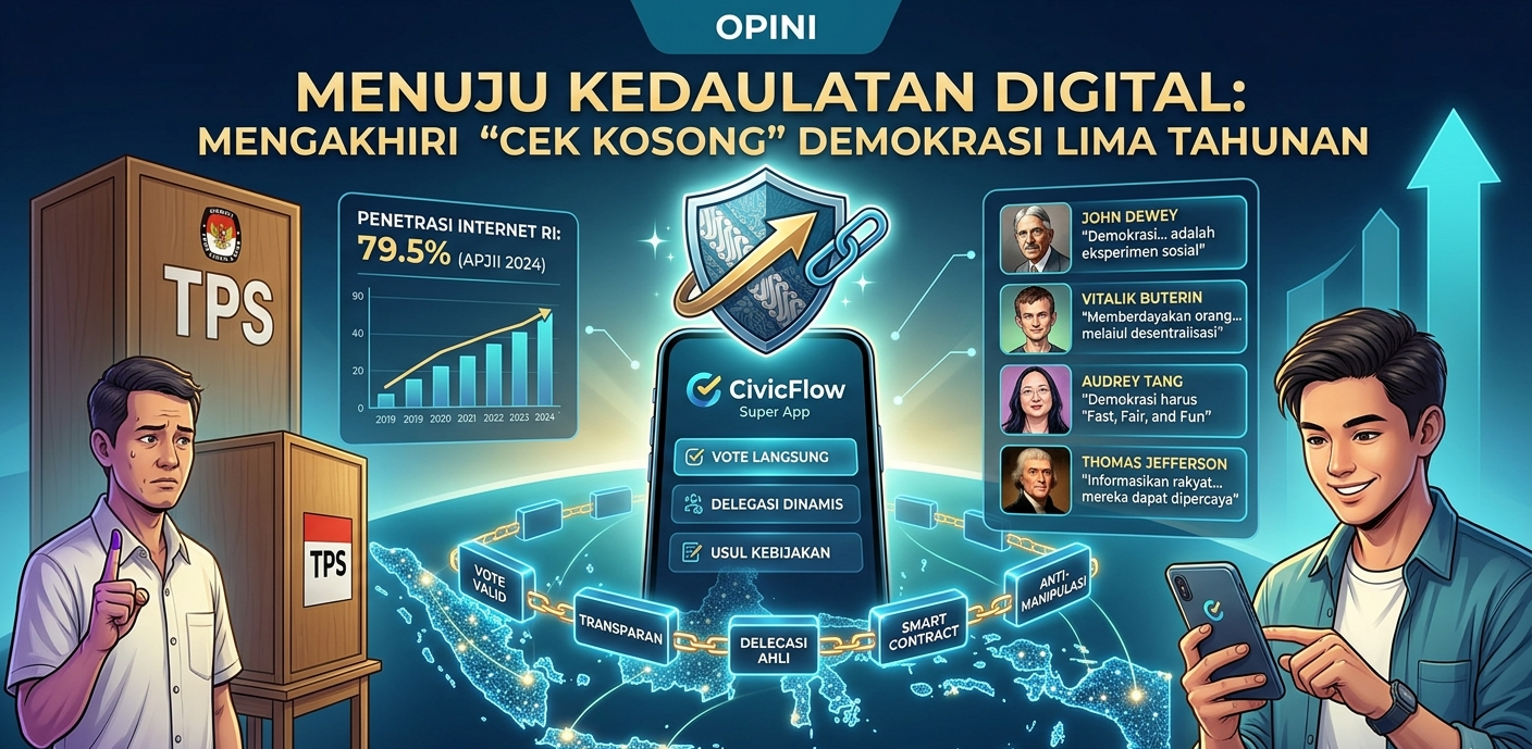 Mengakhiri “Cek Kosong” Demokrasi Lima Tahunan